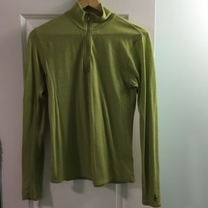 Women’s L Smartwool, quarter zip pullover.